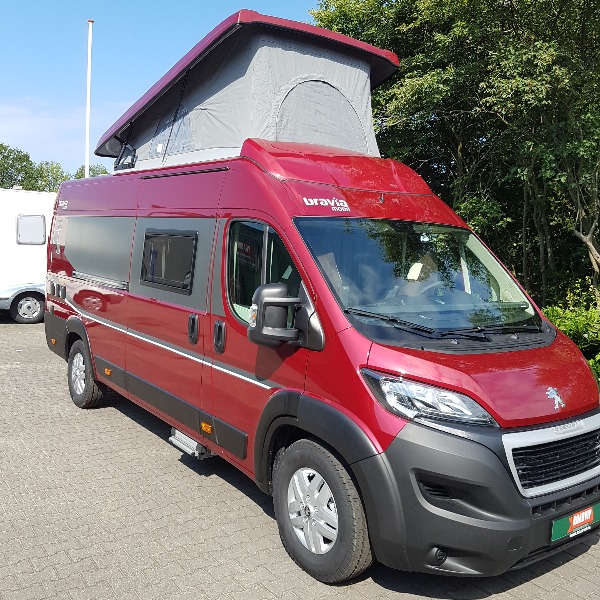Bravia Swan 636 163 pk, buscamper, langsslaper, hefdak, 2019, 10 dkm Bravia Swan 636 163 pk, buscamper, langsslaper, hefdak, 2019, 10 dkm