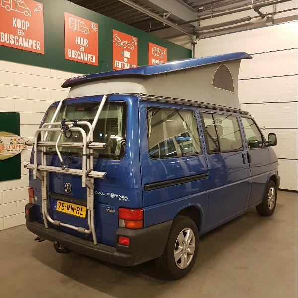 VW Transporter T4 California Coach, buscamper, blauw metallic, 1999, 260 dkm