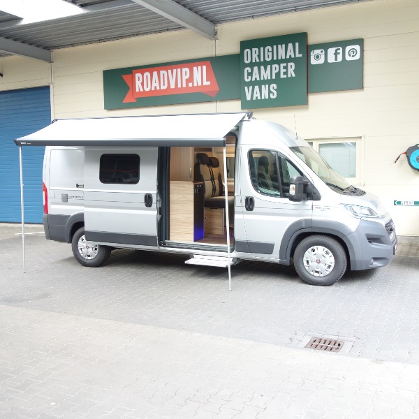 Hymer Grand Canyon, automaat, 6 mtr, bj 2018, 10.000 km, 150 pk, met. grijs