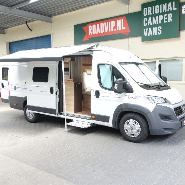 Hymer Sierra Nevada buscamper, 6,4 mtr,bj 2018,2500 km,150 pk,automaat,wit