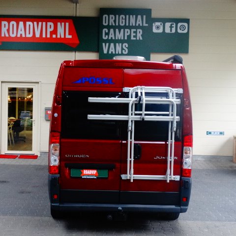 Pössl 2WIN buscamper 6 mtr, bj. 2011, rood Pössl 2WIN buscamper 6 mtr, bj. 2011, rood