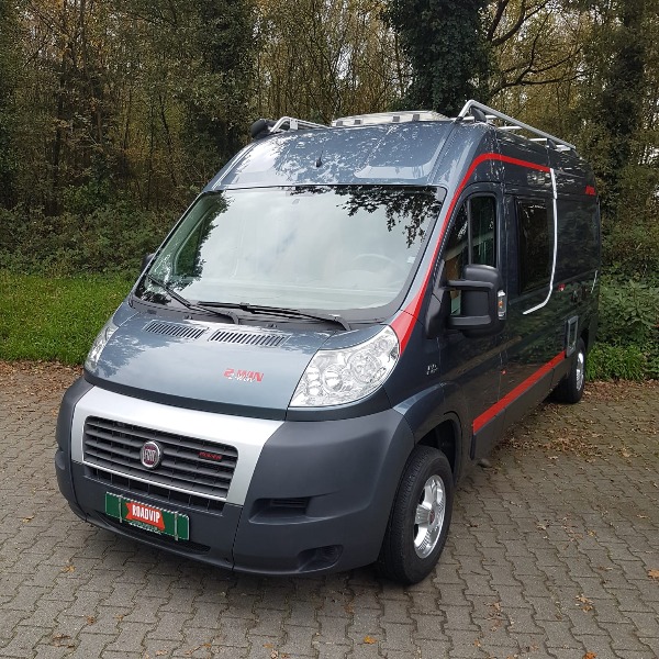 Fiat Ducato Pössl 2 Win, buscamper, bj. 2011, 160 pk, antr. grijs