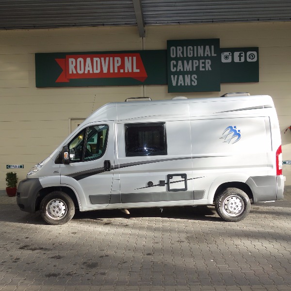 Fiat Ducato Knaus BoxStar 5,4 mtr. buscamper, bj 2012, 130pk, met. grijs