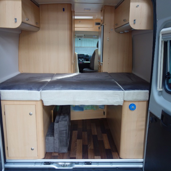 Fiat Ducato Knaus BoxStar 5,4 mtr. buscamper, bj 2012, 130pk, met. grijs