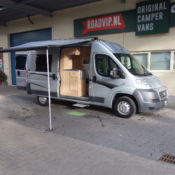 Fiat Ducato Knaus BoxStar 5,4 mtr. buscamper, bj 2012, 130pk, met. grijs