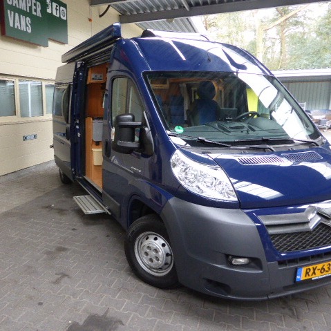Citroën Jumper Pössl 2WIN, buscamper, bj. 2008, 120 pk, luchtvering, blauw Citroën Jumper Pössl 2WIN, buscamper, bj. 2008, 120 pk, luchtvering, blauw